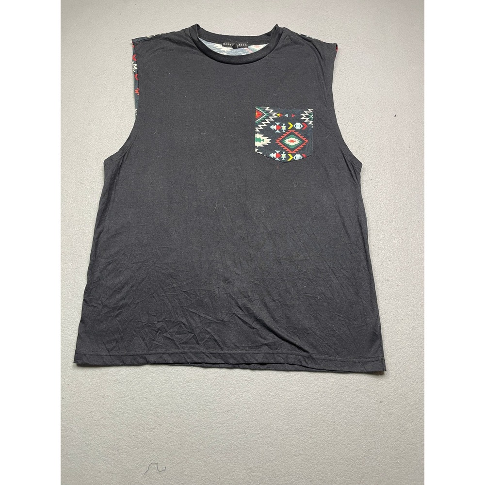 Urban Nation Tank Top Cotton Black XL Mens